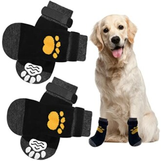 2 Pairs Anti Slip Dog Socks