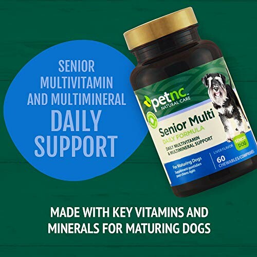 Petnc senior multi vitamin for maturing dogs.