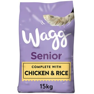 Wagg Senior dog food with chicken and rice, 15kg bag